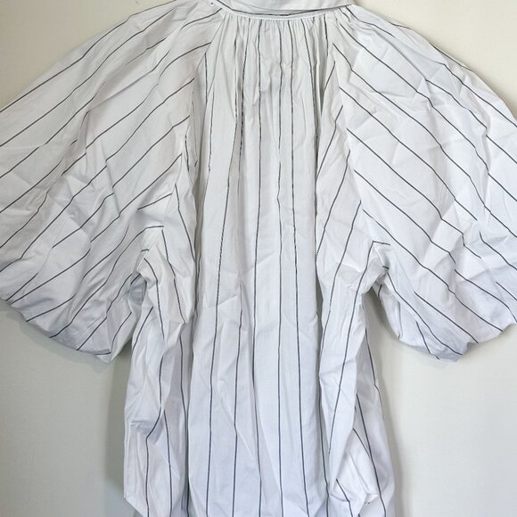 NWT Madewell Shirred Bubble-Sleeve Button-Up Shirt - Size: Medium - Picture 8 of 16